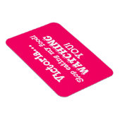 Kühlschrankmagnet-Fan/Rosa Magnet (Rechte Seite)