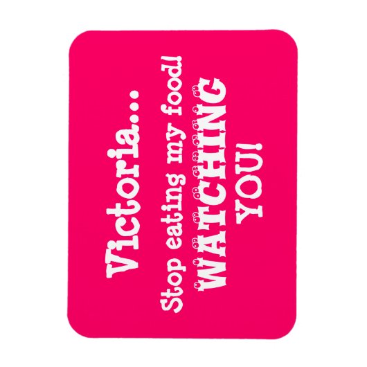 Kühlschrankmagnet-Fan/Rosa Magnet (Vertikal)