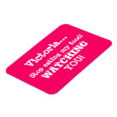 Kühlschrankmagnet-Fan/Rosa Magnet (Linke Seite)