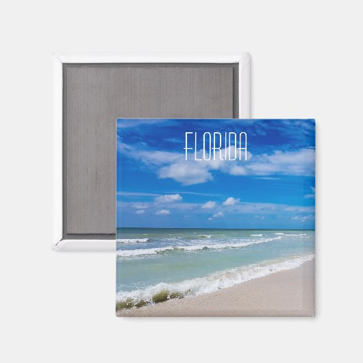 Kühlschrankmagnet Florida (Vorderseite/Rückseite)