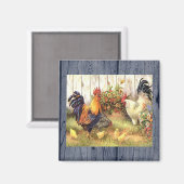 Kühlschrankmagnet für französische Länderroster/Ba (Vorderseite/Rückseite)