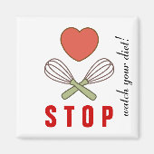 Kühlschrankmagnet für Gewichtsverlust zur Unterstü