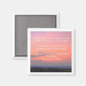 Kühlschrankmagnet Gedicht "Devon A Light" (Vorderseite/Rückseite)