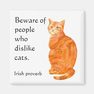 Kühlschrankmagnet "Ginger Cat"
