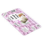 Kühlschrankmagnet Hochzeit Speichern Sie das Datum Magnet (Rechte Seite)