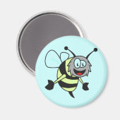Kühlschrankmagnet "Honey Bee" (Vorderseite/Rückseite)