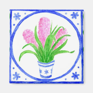 Kühlschrankmagnet "Hyacinths"
