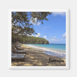 Kühlschrankmagnet; Jamaika-Strandandenken Magnet