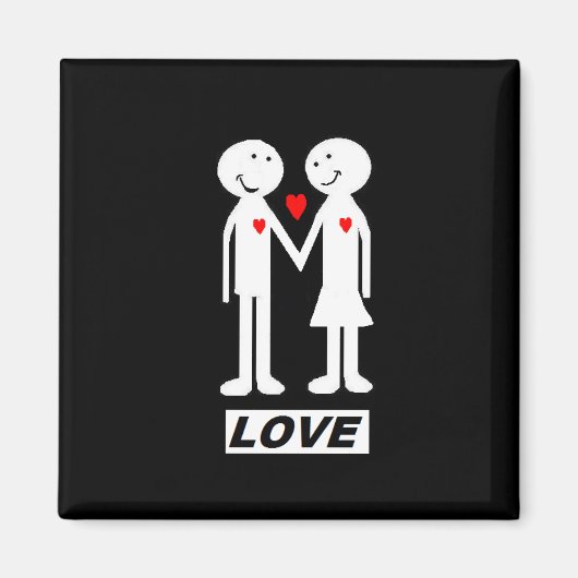 Kühlschrankmagnet "Liebe" (Vorne)