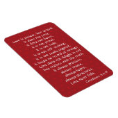 Kühlschrankmagnet, Liebe ist Patient (Korinther) Magnet (Rechte Seite)