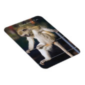 Kühlschrankmagnet mit Monkey und Slogan Magnet (Rechte Seite)