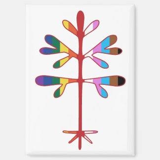 Kühlschrankmagnet mit Pride Sapling