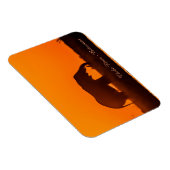 Kühlschrankmagnet mit Silhouette des Elefanten Magnet (Rechte Seite)