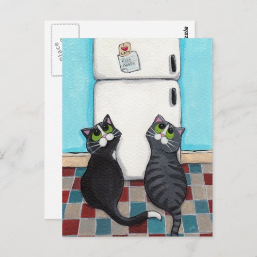 Kühlschrankmagnet Postkarte (Vorne/Hinten)