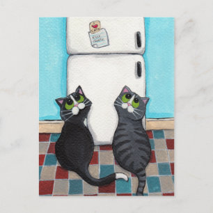 Kühlschrankmagnet Postkarte