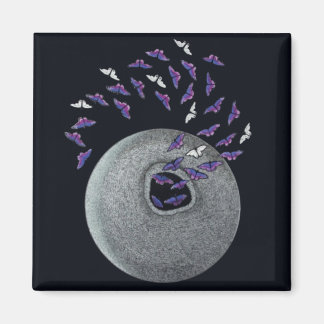 Kühlschrankmagnet - Schmetterlinge entstehen