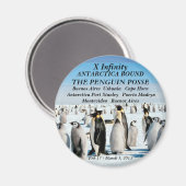 Kühlschrankmagnet Unendlichkeit 2013 Pinguinposse (Vorderseite/Rückseite)