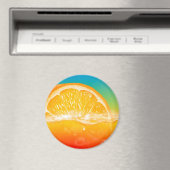 Kühlschrankmagnet von frischem Orangensaft (In Situ (Geschirrspüler))