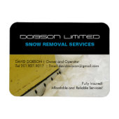 Kühlschrankmagnete für Schneeabzugfirmen Magnet (Horizontal)