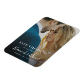 Kühlschrankmagnete mit Foto Save the Date Magnet (Linke Seite)