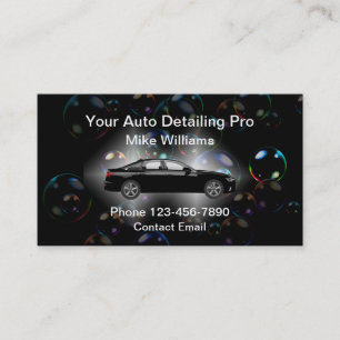Kühlste Auto-Detailing-Autowasch-Geschäftskarten Visitenkarte