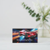Kühlste Auto-Detailing-Dienste  Visitenkarte (Stehend Vorderseite)