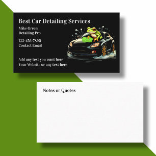 Kühlste Auto-Detailing-Geschäftskarten für die Aut Visitenkarte