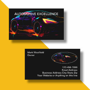 Kühlste Automobil-Geschäftskarten-Design Visitenkarte