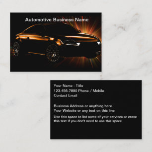 Kühlste Visitenkarten für Autodetailing-Services Visitenkarte