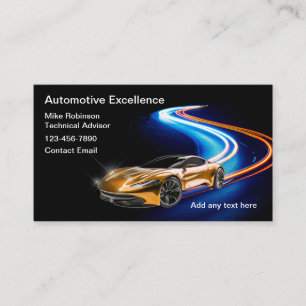 Kühlste Visitenkarten für Automobil-Serviceleistun Visitenkarte