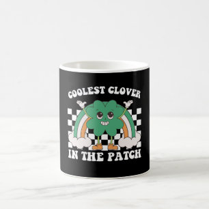 Kühlster Klee im Fleck St. Patrick's Day Kaffeetasse