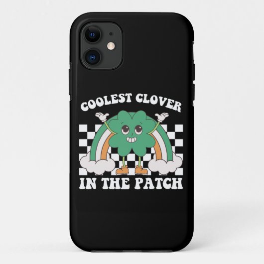 Kühlster Klee im Patch St. Patrick's Day Case-Mate iPhone Hülle (Rückseite)