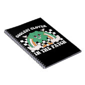 Kühlster Klee im Patch St. Patrick's Day Notizblock (Rechte Seite)