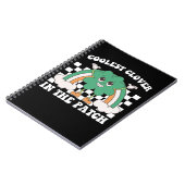 Kühlster Klee im Patch St. Patrick's Day Notizblock (Linke Seite)