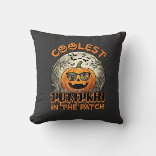 Kühlster Kürbisfeld Halloween Gruselige Sonnenbril Kissen