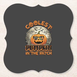 Kühlster Kürbisfeld Halloween Gruselige Sonnenbril Untersetzer