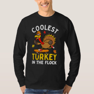 Kühlster Truthahn in der Herde Herbst Thanksgiving T-Shirt
