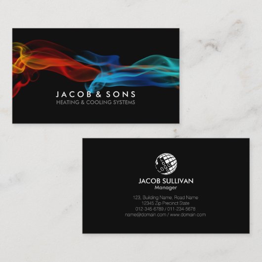 Kühlsysteme Visitenkarte (Vorne/Hinten)