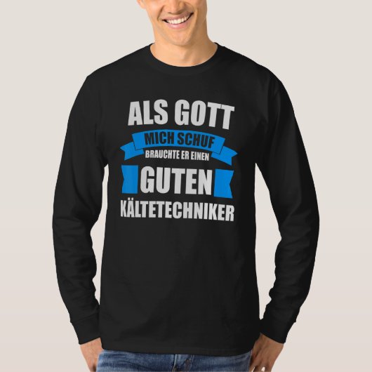 Kühltechnik Klimaanlagen Kühlschrank T-Shirt (Vorderseite)