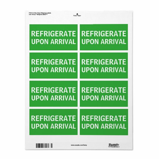 Kühlung bei Ankunft (Vorne)