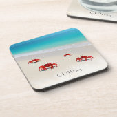 Kühlung - individuell anpassbarer Niedlicher Kork Getränkeuntersetzer (Linke Seite)