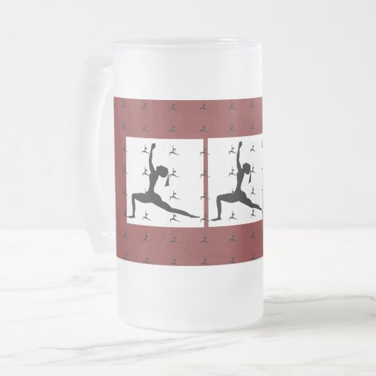 Kühlung Mattglas Bierglas (Vorderseite Links)