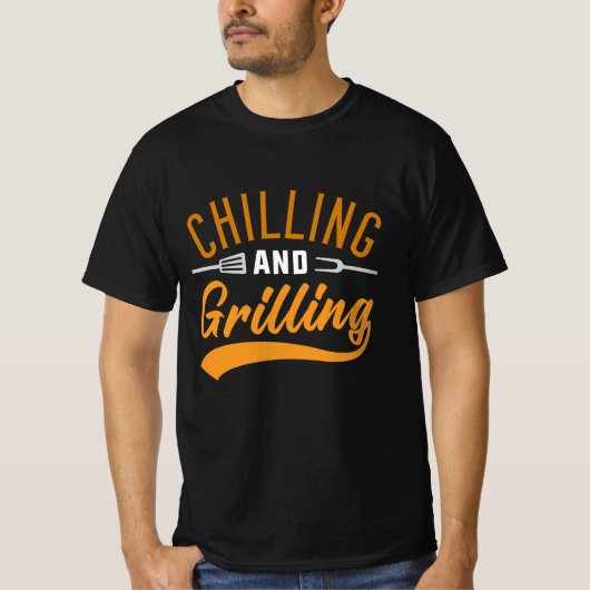 Kühlung und Grillen T-Shirt (Vorderseite)
