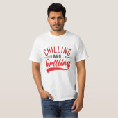 Kühlung und Grillen T-Shirt (Vorne ganz)