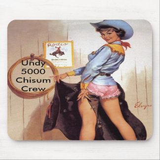 Kuhmädchen Pinup mousepad