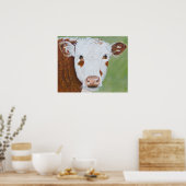 Kuhmalerei 16 x 20 poster (Küche)