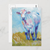 Kuhmalerei Postkarte (Vorne/Hinten)