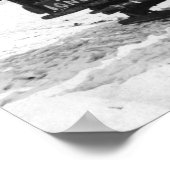 Kuhmannschaft, die Männer in einem Wagen zieht Poster (Ecke)