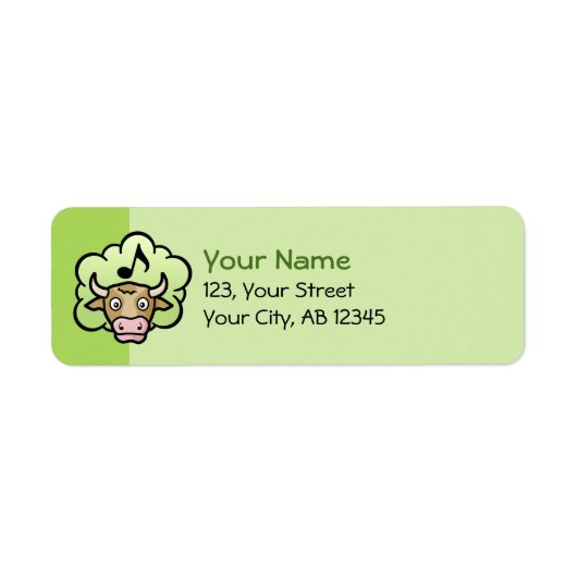 Kuhmethan-Cartoon (Vorne)