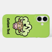 Kuhmethan-Cartoon Case-Mate iPhone Hülle (Rückseite (Horizontal))